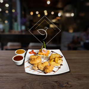 Alitas salsa mostaza y miel