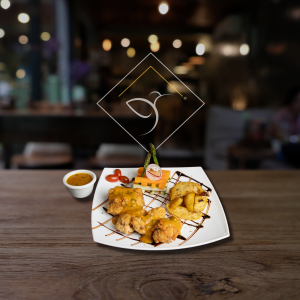 Alitas salsa maracuyá encima