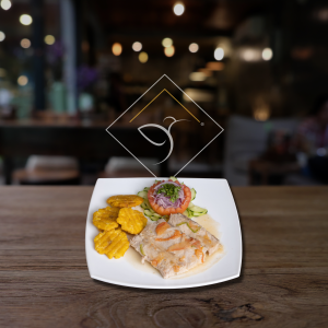 Filete de pescado sudado